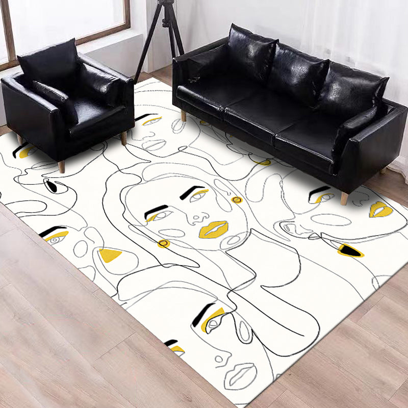 Vivolux | Stijlvol Multicolor Hedendaags Tapijt Polyester Figuurpatroon Tapijt Antislip Ondergrond Huisdier Vriendelijk Gebiedtapijt voor Woonkamer