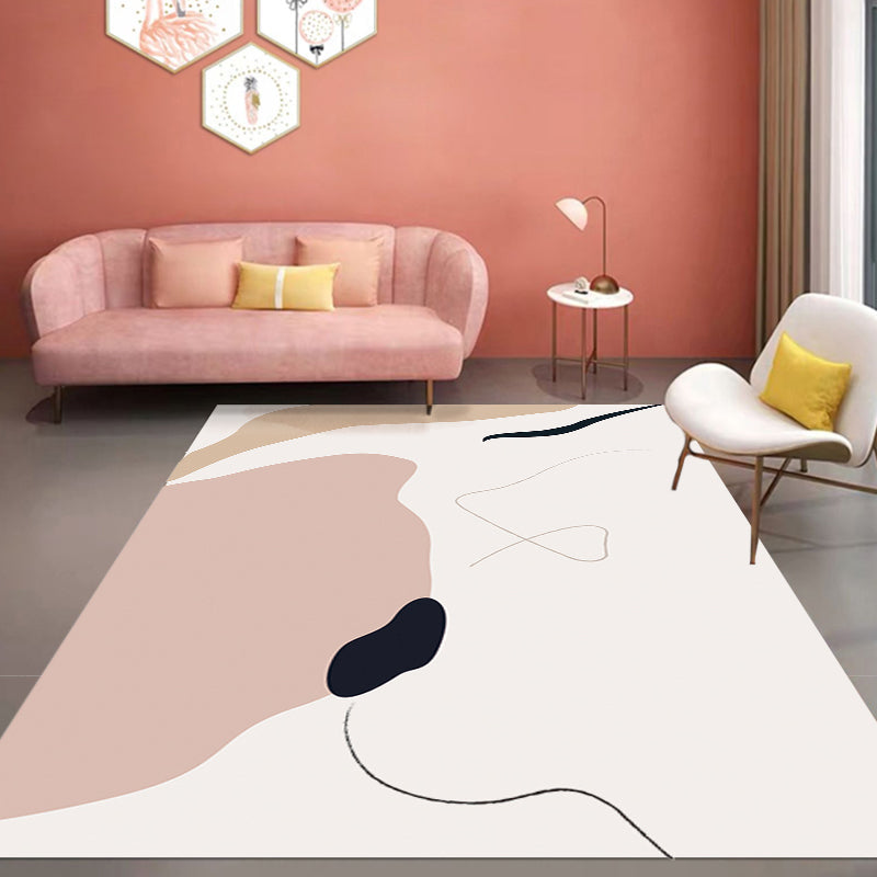 Vivolux | Stijlvol Multicolor Hedendaags Tapijt Polyester Figuurpatroon Tapijt Antislip Ondergrond Huisdier Vriendelijk Gebiedtapijt voor Woonkamer