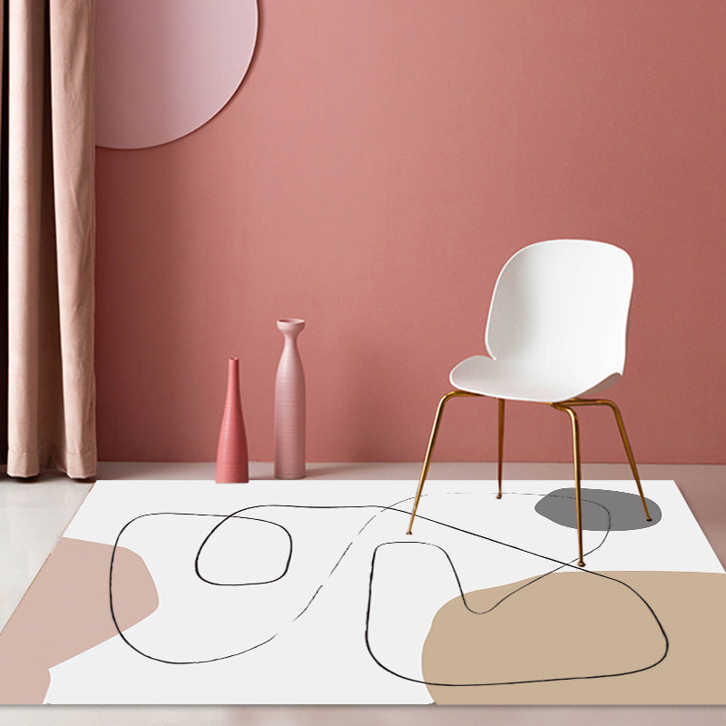 Vivolux | Stijlvol Multicolor Hedendaags Tapijt Polyester Figuurpatroon Tapijt Antislip Ondergrond Huisdier Vriendelijk Gebiedtapijt voor Woonkamer