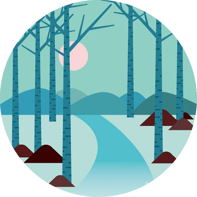 Vivolux | Kinder Straßenmuster Teppich Gelb und Blau Polyester Teppich Waschbar Haustierfreundlich Rutschfester Teppich für das Kinderzimmer