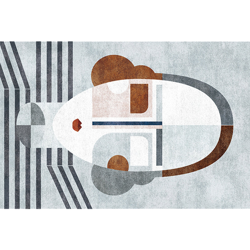 Vivolux | Multicolor Woonkamer Tapijt Scandinavisch Karakter Patroon Tapijt Polyester Wasbaar Huisdier Vriendelijk Gebied Tapijt