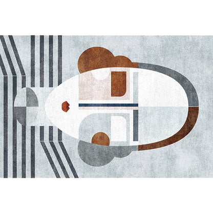 Vivolux | Multicolor Woonkamer Tapijt Scandinavisch Karakter Patroon Tapijt Polyester Wasbaar Huisdier Vriendelijk Gebied Tapijt