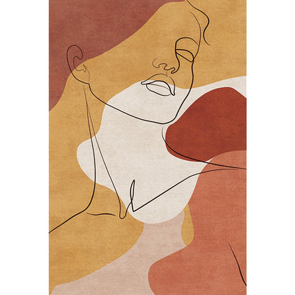 Vivolux | Multicolor Woonkamer Tapijt Scandinavisch Karakter Patroon Tapijt Polyester Wasbaar Huisdier Vriendelijk Gebied Tapijt