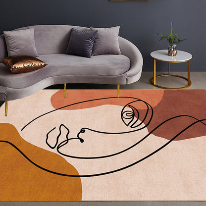 Vivolux | Multicolor Woonkamer Tapijt Scandinavisch Karakter Patroon Tapijt Polyester Wasbaar Huisdier Vriendelijk Gebied Tapijt