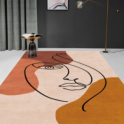 Vivolux | Multicolor Woonkamer Tapijt Scandinavisch Karakter Patroon Tapijt Polyester Wasbaar Huisdier Vriendelijk Gebied Tapijt