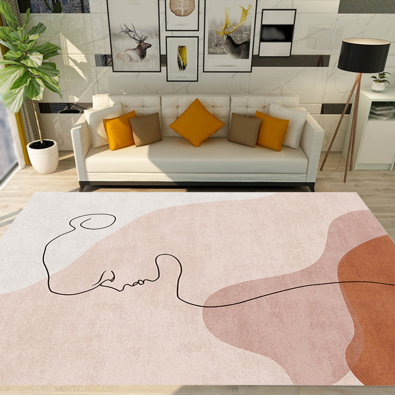 Vivolux | Multicolor Woonkamer Tapijt Scandinavisch Karakter Patroon Tapijt Polyester Wasbaar Huisdier Vriendelijk Gebied Tapijt