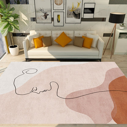 Vivolux | Multicolor Woonkamer Tapijt Scandinavisch Karakter Patroon Tapijt Polyester Wasbaar Huisdier Vriendelijk Gebied Tapijt