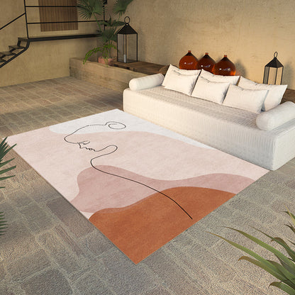 Vivolux | Multicolor Woonkamer Tapijt Scandinavisch Karakter Patroon Tapijt Polyester Wasbaar Huisdier Vriendelijk Gebied Tapijt