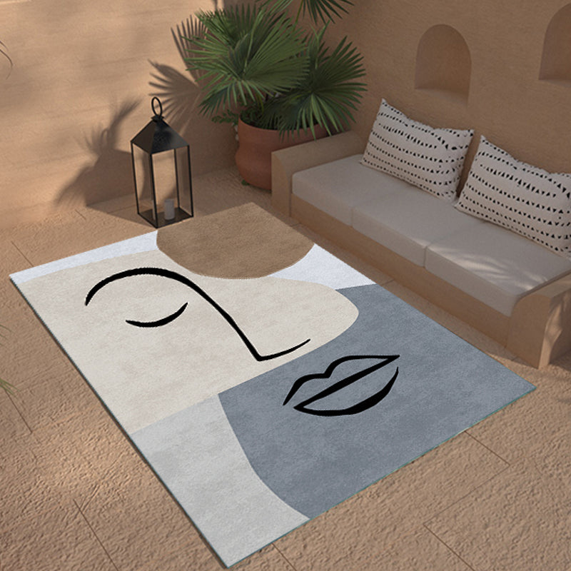 Vivolux | Multicolor Woonkamer Tapijt Scandinavisch Karakter Patroon Tapijt Polyester Wasbaar Huisdier Vriendelijk Gebied Tapijt
