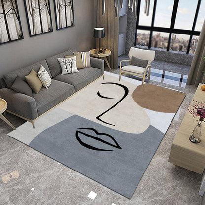 Vivolux | Multicolor Woonkamer Tapijt Scandinavisch Karakter Patroon Tapijt Polyester Wasbaar Huisdier Vriendelijk Gebied Tapijt