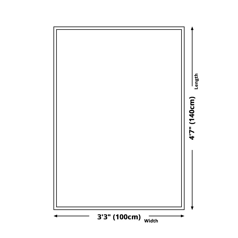 Vivolux | Nieuwheid Kat Patroon Tapijt Rood en Zwart Polyester Wasbaar Diervriendelijk Gebied Tapijt voor Decoratie