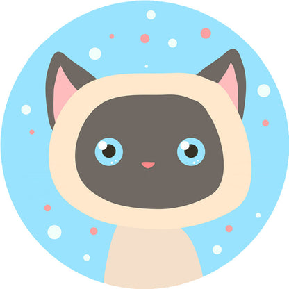 Vivolux | Kinder Cartoon Tier Muster Teppich Blau und Pink Polyester Teppich Waschbar Haustierfreundlich Rutschfester Bereich Teppich für das Kinderzimmer