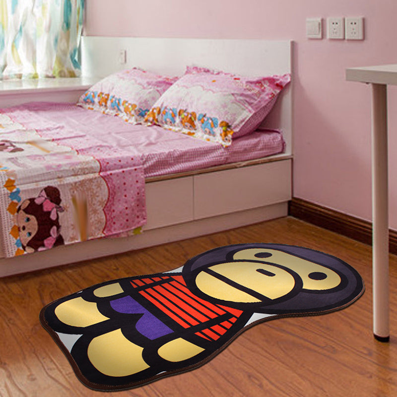 Vivolux | Stijlvol Cartoonfiguur Patroon Tapijt Multicolor Kinder Tapijt Polyester Wasbaar Huisdiervriendelijk Antislip Vloerkleed voor Kinderkamer