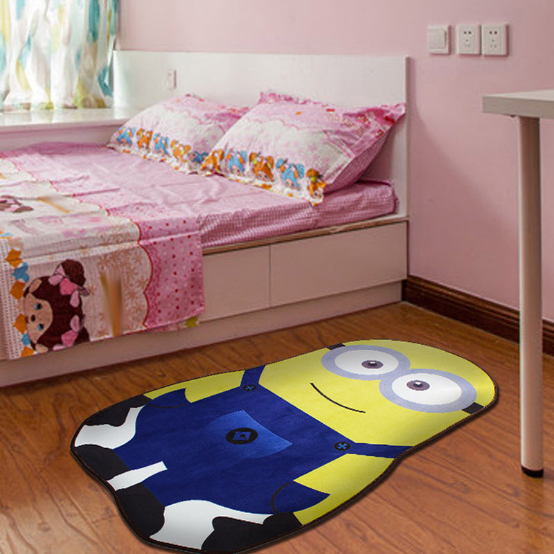 Vivolux | Stijlvol Cartoonfiguur Patroon Tapijt Multicolor Kinder Tapijt Polyester Wasbaar Huisdiervriendelijk Antislip Vloerkleed voor Kinderkamer