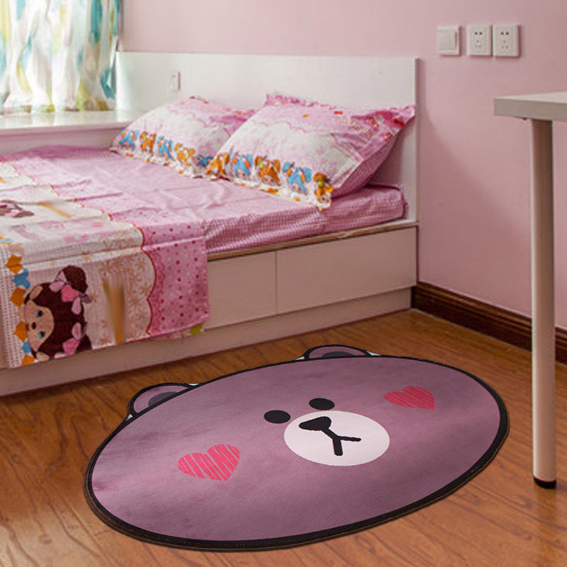 Vivolux | Stijlvol Cartoonfiguur Patroon Tapijt Multicolor Kinder Tapijt Polyester Wasbaar Huisdiervriendelijk Antislip Vloerkleed voor Kinderkamer