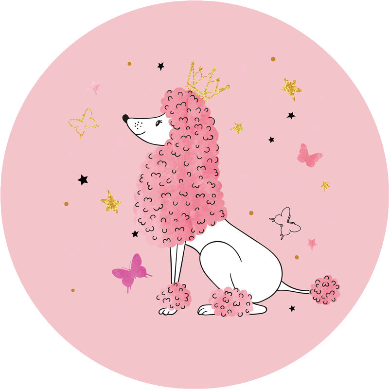 Vivolux | Grüner und blauer Kinderteppich Polyester Tier- und Fischmuster Teppich haustierfreundlich waschbar rutschfeste Unterseite Teppich zur Dekoration