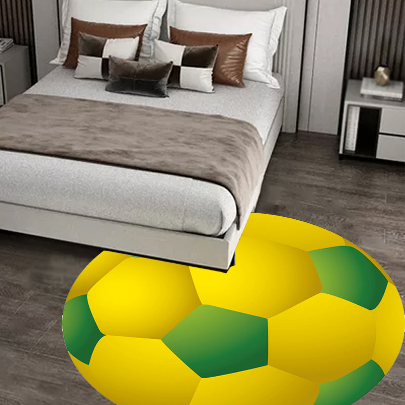 Vivolux | Kindersport-Musterteppich Mehrfarbig Polyester-Teppich Waschbar Haustierfreundlich Rutschfester Teppich für das Kinderzimmer