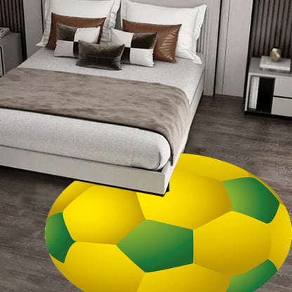 Vivolux | Kindersport-Musterteppich Mehrfarbig Polyester-Teppich Waschbar Haustierfreundlich Rutschfester Teppich für das Kinderzimmer