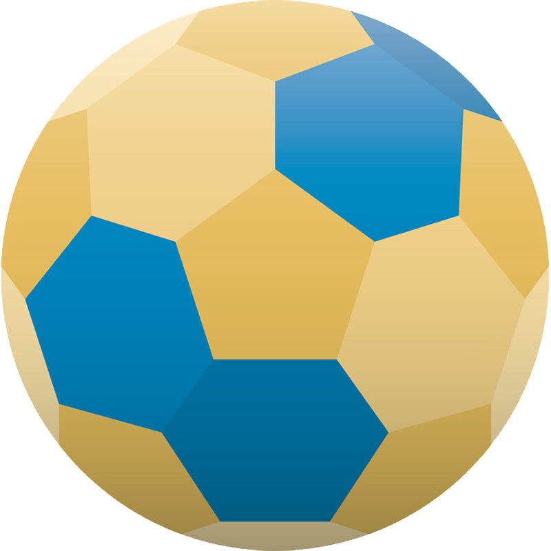 Vivolux | Stijlvolle Sportmotief tapijt Oranje Multikleurig Kinder tapijt Polyester Huisdiervriendelijk Wasbare tapijt voor de kinderkamer