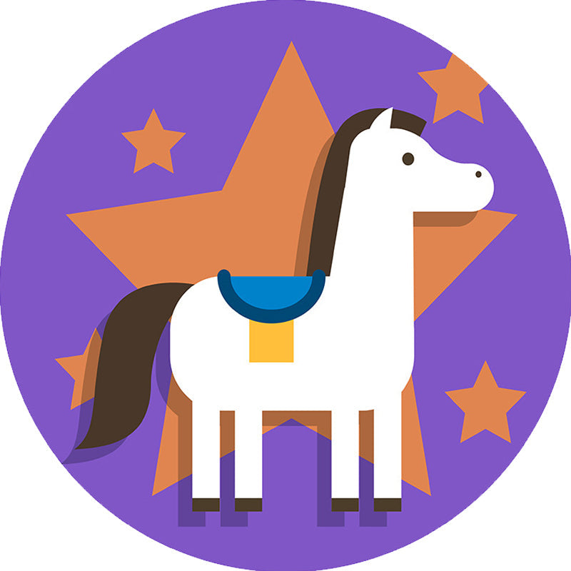 Vivolux | Multicolor Kinderteppich Polyester Cartoon Tiermuster Teppich Haustierfreundlich Waschbar Rutschfeste Rückseite Teppich für Dekoration