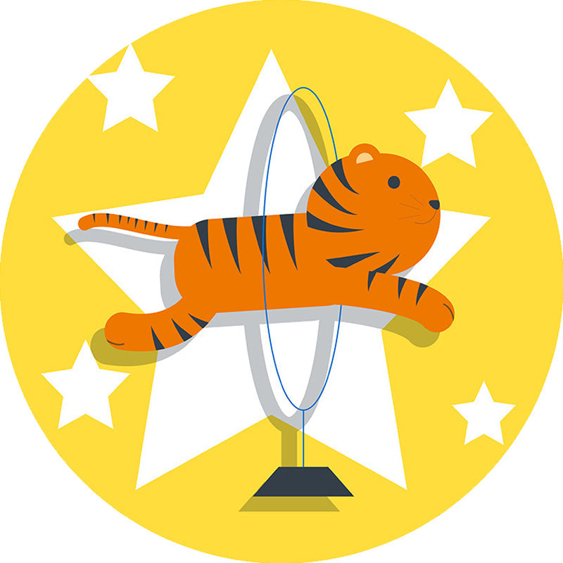 Vivolux | Multicolor Kinderteppich Polyester Cartoon Tiermuster Teppich Haustierfreundlich Waschbar Rutschfeste Rückseite Teppich für Dekoration