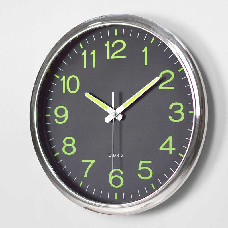 Vivolux | Leuchtende Klassenzimmer Stille Wanduhr 30 cm
