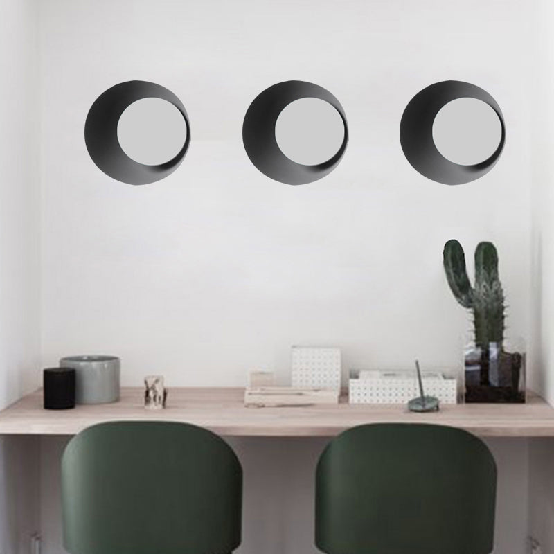 Vivolux | Macaron Loft Runde Wandlampe Metall Wandlampe mit Bonbonfarbe für Büro Flur