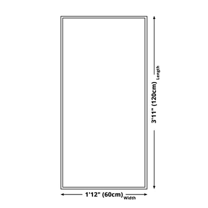 Vivolux | Blauer und orangefarbener Kinderteppich aus Polyester mit Blatt- und Blumenmuster, haustierfreundlicher, waschbarer Teppich mit rutschfester Unterseite zur Dekoration