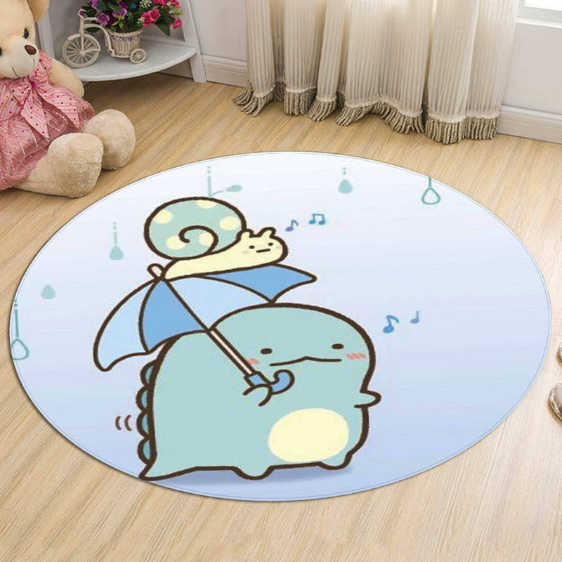 Vivolux | Stijlvolle Cartoon Dierpatroon Vloerkleed Multicolor Kinderkleed Polyester Wasbaar Huisdiervriendelijk Antislip Tapijt voor Kinderkamer