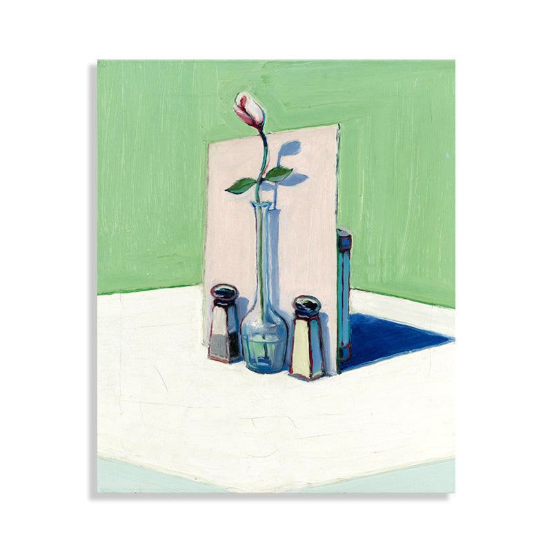 Vivolux | Leinwandgrün Wanddekoration Traditioneller Stil Blumenarrangement Kunst, Mehrere Größen