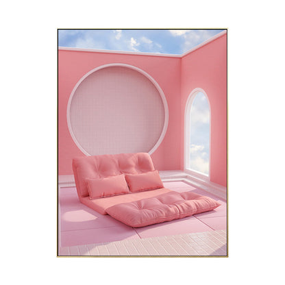 Vivolux | Gebogen Deur Wanddecoratie Hedendaagse Textuur Meisjeskamer Schilderij, Meerdere Maten