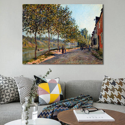 Vivolux | Impressionismus Naturszene Leinwandkunst Helle Farbe Schlafzimmergemälde, Mehrere Größen