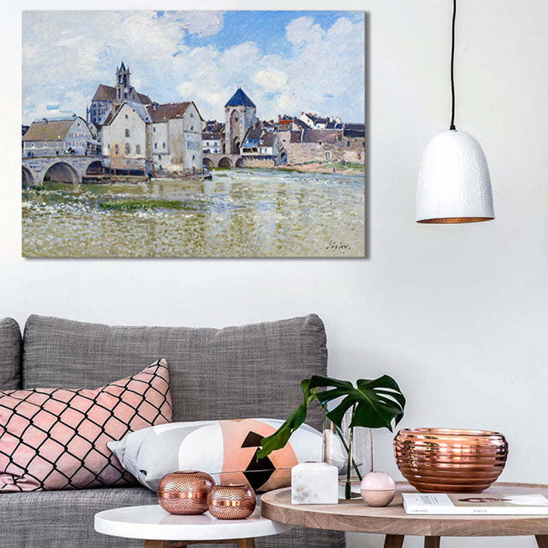 Vivolux | Impressionismus Naturszene Leinwandkunst Helle Farbe Schlafzimmergemälde, Mehrere Größen