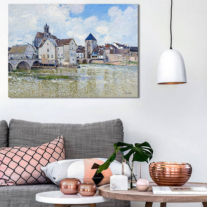 Vivolux | Impressionismus Naturszene Leinwandkunst Helle Farbe Schlafzimmergemälde, Mehrere Größen