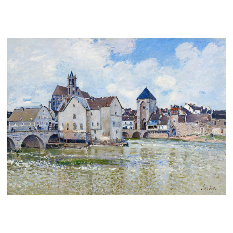 Vivolux | Impressionismus Naturszene Leinwandkunst Helle Farbe Schlafzimmergemälde, Mehrere Größen