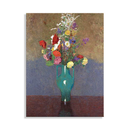 Vivolux | Französischer rustikaler Stil Blumen Malerei Pastellfarbe Küche Rückwand Wandkunst Druck