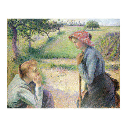 Vivolux | Impressionismus Stil Stadtlandschaft Leinwand Pastellfarbe Badezimmer Kunstdruck, Mehrere Größen