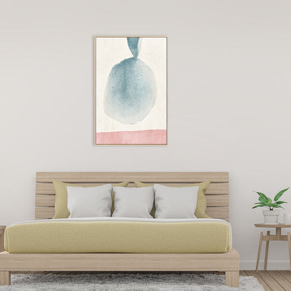 Vivolux | Skandinavische abstrakte Leinwand Jungenzimmer Wanddekoration in Pastellfarbe, mehrere Größen