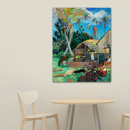 Vivolux | Grünes abstraktes Expressionismus Leinwand Jungen Gemälde für Esszimmer, mehrere Größenoptionen