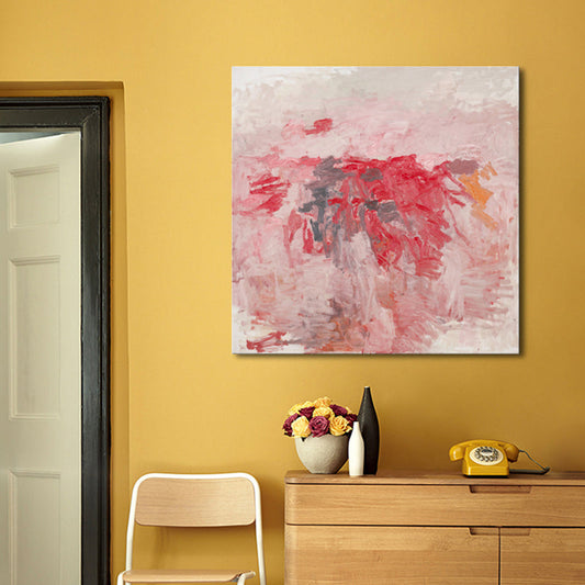 Vivolux | Pastellfarbe Abstraktes Muster Malerei Texturiert Moderne Kunst Esszimmer Leinwanddruck