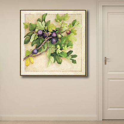 Vivolux | Textured Life-Like Botanische Wanddeco Hedendaagse Stijl Canvas Kunst, Meerdere Maten