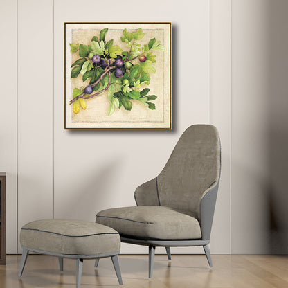 Vivolux | Textured Life-Like Botanische Wanddeco Hedendaagse Stijl Canvas Kunst, Meerdere Maten