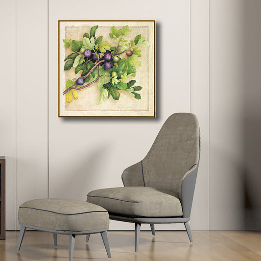 Vivolux | Textured Life-Like Botanische Wanddeco Hedendaagse Stijl Canvas Kunst, Meerdere Maten
