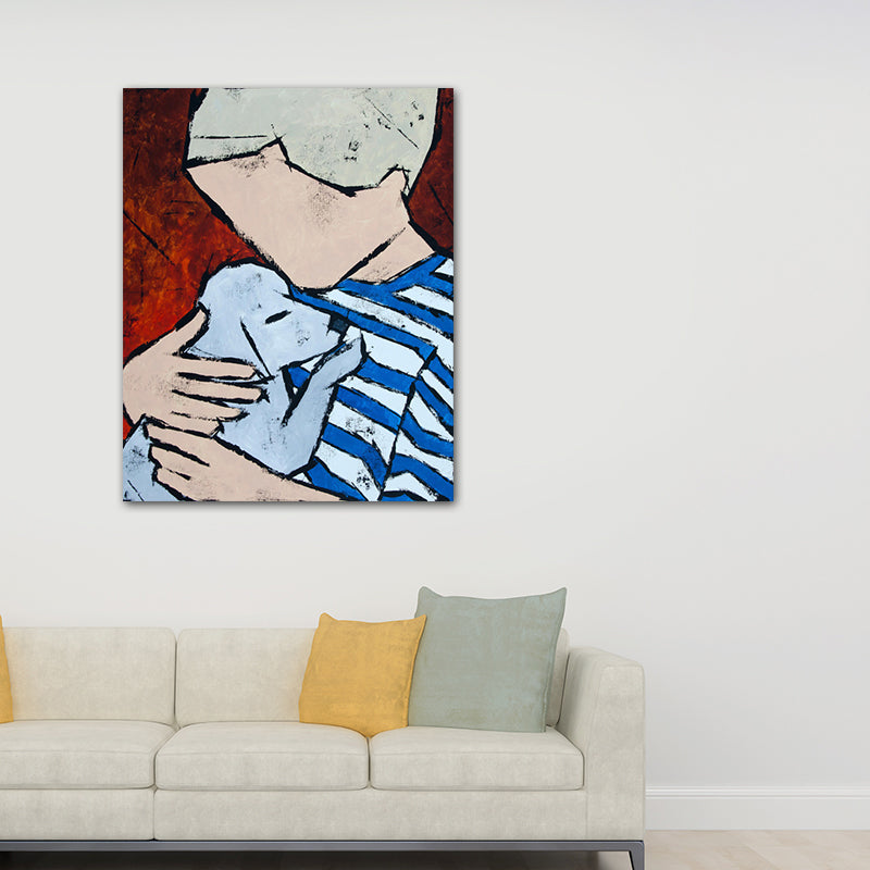 Vivolux | Abstrakter Expressionismus Haustierbesitzer Gemälde Leinwand Helle Farbe Ölmalerei Wanddekoration