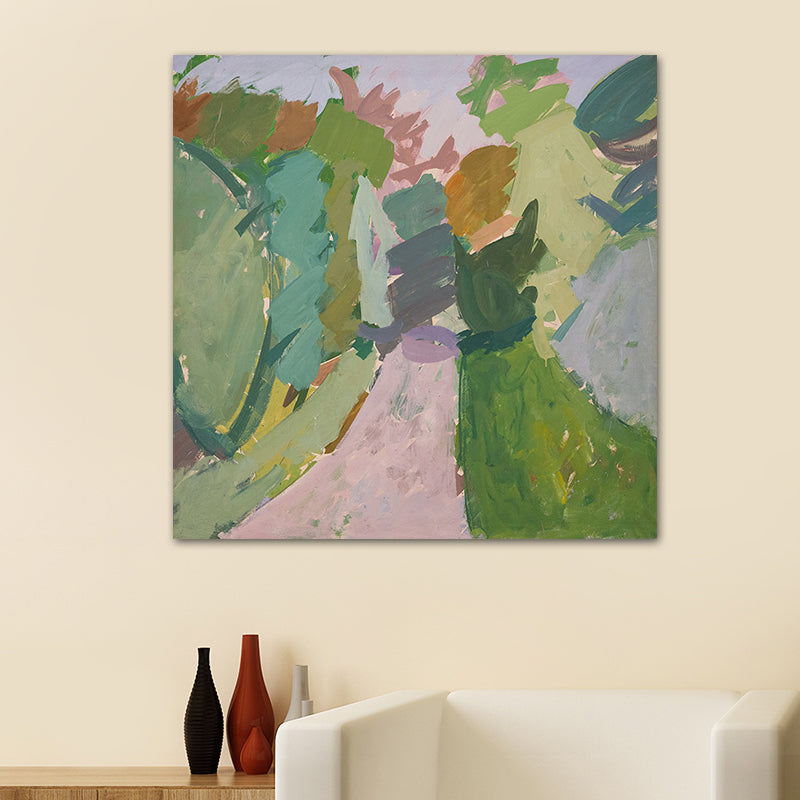 Vivolux | Helle Farbe Stillleben Leinwand Kunst Impressionismus Texturiertes Wanddeko für Wohnzimmer