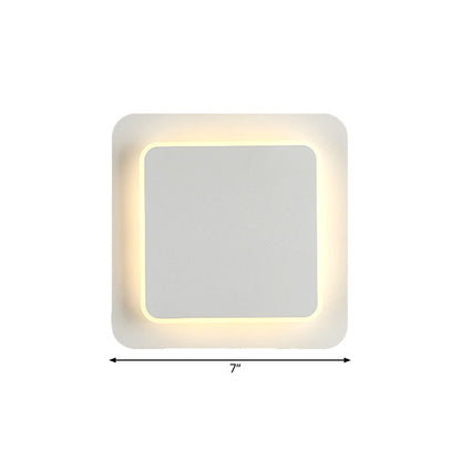 Vivolux | Einfacher Stil Slim Panel Wandlicht Holz Acryl Energieeinsparung Wandlampe für Korridor Küche