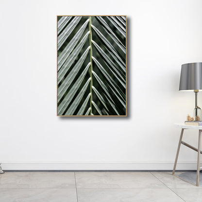 Vivolux | Leinwand Texturiertes Kunstwerk Zeitgenössischer Stil Botanische Blätter Wanddekoration, Verschiedene Größen