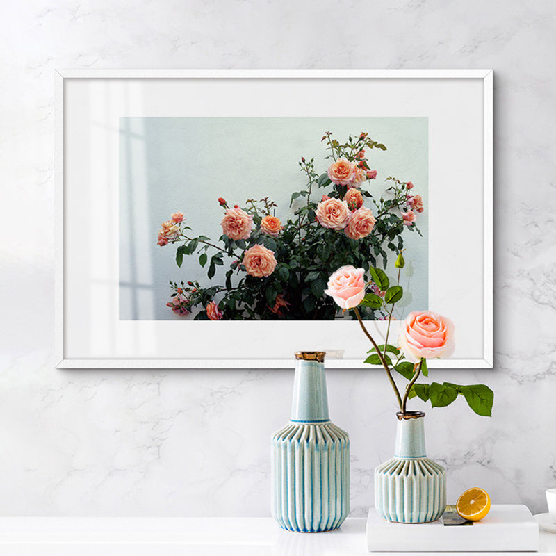 Vivolux | Strukturierte florale Wanddekoration Leinwand zeitgenössischer Stil Malerei für das Gästezimmer
