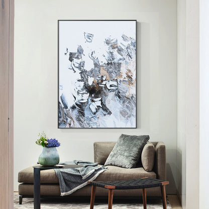 Vivolux | Leinwand Texturiertes Gemälde Moderne Stil Abstraktes Muster Wandkunst Dekor, Verschiedene Größen