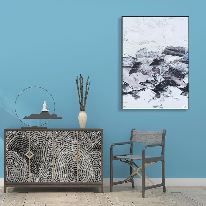 Vivolux | Leinwand Texturiertes Gemälde Moderne Stil Abstraktes Muster Wandkunst Dekor, Verschiedene Größen